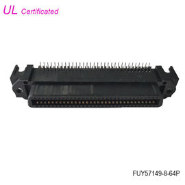 PCB 64 θηλυκός συνδετήρας 32pairs σωστής γωνίας Centronics καρφιτσών χωρίς Shell