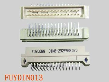 2 σειρές 32 αρσενικός συνδετήρας τύπων DIN 41612 σωστής γωνίας Β Eurocard καρφιτσών