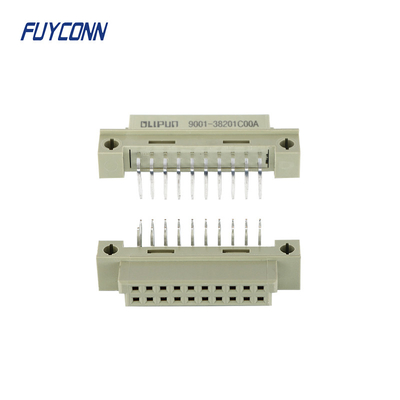 θηλυκό 2x10P 20pin 220S DIN41612 PCB σωστής γωνίας συνδετήρων