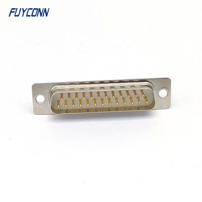 Αρσενικό Solder Cup Machine Pin DB Connector 9 15 25 37 Pos Machined D-SUB Connector