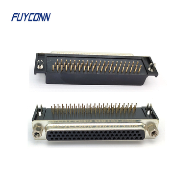 Θηλυκός συνδετήρας DB PCB 15P 26P 44P 62P σωστής γωνίας συνδετήρων υψηλής πυκνότητας δ-ΥΠΟ-
