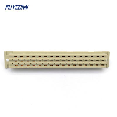 48pin Δύναμη DIN41612 Συνδετήρας PCB ευθεία θηλυκό 3 * 16pin 5.08mm Pitch