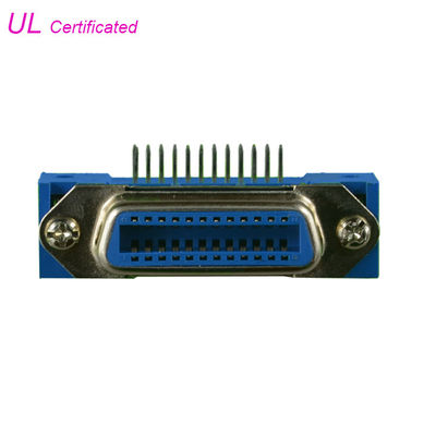24 θηλυκός συνδετήρας επικυρωμένο UL σωστής γωνίας PCB Centronic καρφιτσών
