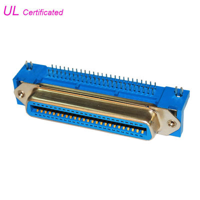 Θηλυκός συνδετήρας 57 ΣΟ σειράς Centronic 50pin 36pin 24pin 14pin PCB σωστής γωνίας για τον εκτυπωτή