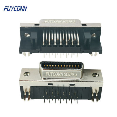 Συνδετήρας 26 PCB SCSI σωστής γωνίας θηλυκός MDR συνδετήρας καρφιτσών