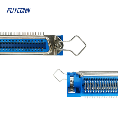 Σωστή γωνία Centronics 36 συνδετήρας καρφιτσών 2.16mm PCB πίσσα με την κλειδαριά εγγυήσεων