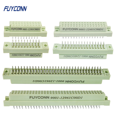 Ευθύς συνδετήρας 3 Eurocard κάθετος DIN41612 σειρών θηλυκός εύκολος τύπος συνδετήρων PCB