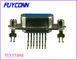 24 θηλυκός συνδετήρας σωστής γωνίας PCB Centronic καρφιτσών με τις βίδες του Jack και την κλειδαριά πινάκων