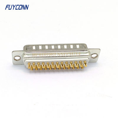 Αρσενικό Solder Cup Machine Pin DB Connector 9 15 25 37 Pos Machined D-SUB Connector