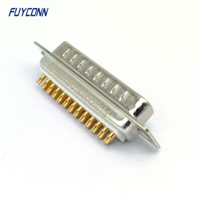 Αρσενικό Solder Cup Machine Pin DB Connector 9 15 25 37 Pos Machined D-SUB Connector
