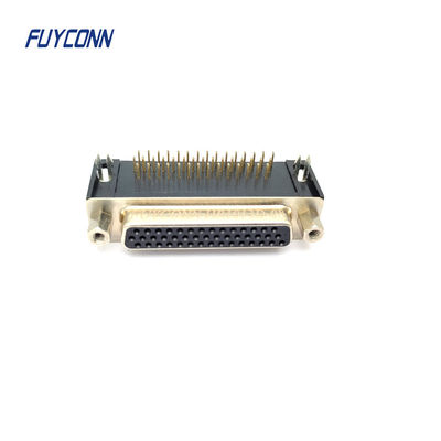 Υψηλής πυκνότητας δεξιά γωνία PCB D-SUB συνδετήρα 15 / 26 / 44 / 62 Pin θηλυκό DB συνδετήρα