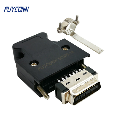26pin σύνδεσμος MDR Γυναίκα / Άντρας 1.27mm Χρυσόχρυσο SCSI σύνδεσμος
