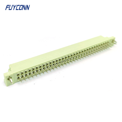 DIN41612 Εταιρεία συνδετήρων 2 σειρές 2*32P 64P PCB θηλυκό 41612 Συνδετήρας W/ Harpoon