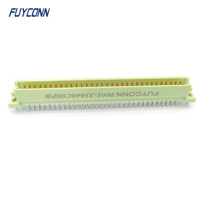 DIN41612 2 σειρές σύνδεσμος 64pin 2 * 32P αρσενικό σύνδεσμος πιν W / harpoon