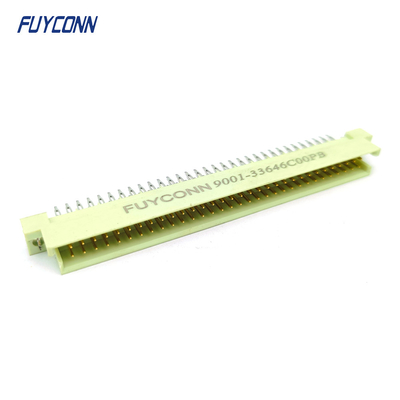 DIN41612 2 σειρές σύνδεσμος 64pin 2 * 32P αρσενικό σύνδεσμος πιν W / harpoon