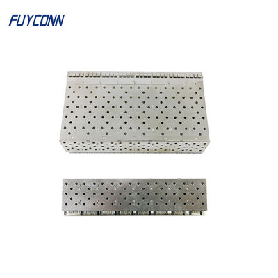 SFP+ Connector 2x8 16 Port 320 Pin Press Fit EMI Gasket