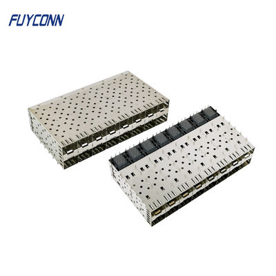320pin Female SFP Connector 2x8 Ports Press-Fit Stackable