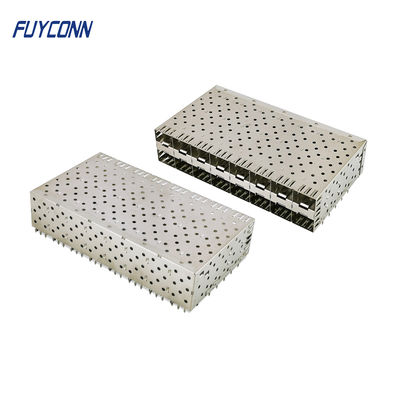 320pin Female SFP Connector 2x8 Ports Press-Fit Stackable