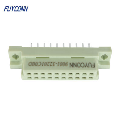 Αντικατάσταση Harting P/N 09 24 220 6824 DIN 41612 3B020FS-2, DIN Σημαντικό τύπου 3B Γυναικεία συγκόλληση 20 πόλων