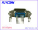 24 θηλυκός συνδετήρας σωστής γωνίας PCB Centronic καρφιτσών με τις βίδες του Jack και την κλειδαριά πινάκων