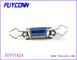 θηλυκός συνδετήρας ύλης συγκολλήσεως Centronic 50 καρφιτσών 2.16mm κατάμαυρος/μπλε με το συνδετήρα εγγυήσεων