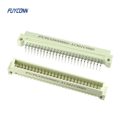 64P PCB δεξιά γωνία DIN 41612 σύνδεσμος, 2 σειρές ανδρός σύνδεσμος Eurocard