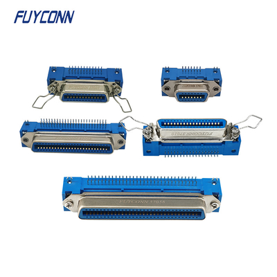 Θηλυκός συνδετήρας 14pin 24pin 36pin 50pin 64pin Centronics σωστής γωνίας PCB