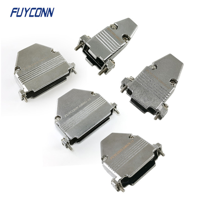 Ευθύ σκόνης 9pin 15pin 25pin 37pin 50pin Δ ΥΠΟ- μέταλλο Backshell εισόδων συνδετήρων τοπ