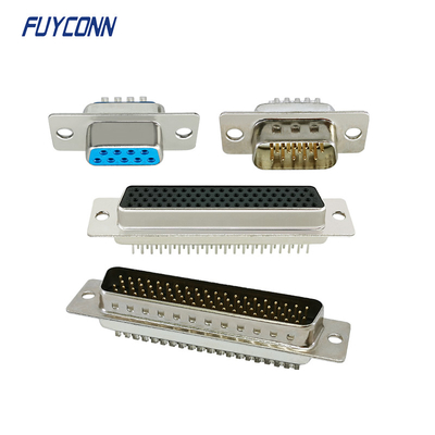 Ευθύς PCB ύλης συγκολλήσεως ΥΠΟ- συνδετήρας 9Pin 15Pin 25Pin 37Pin 78Pin Δ φλυτζανιών θηλυκός/αρσενικός