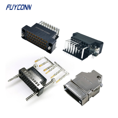 σωστή γωνία συνδετήρων 34pin V.35, θηλυκός/αρσενικός πτυχώνοντας V35 συνδετήρας PCB