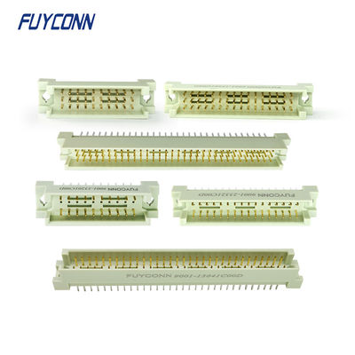 30pin 48pin 96pin 3 σειρές DIN 41612 αρσενικό κάθετο PCB Eurocard συνδετήρων