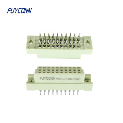 Θηλυκός συνδετήρας 3 σειρές 3x10pin 20pin 30pin Eurocard καρφιτσών Solderless