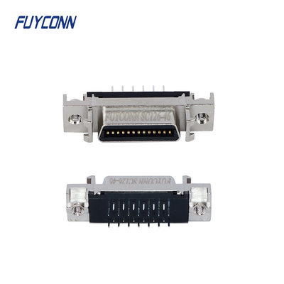 Συνδετήρας SCSI 26pin, θηλυκό κράμα Shell ψευδάργυρου συνδετήρων W MDR σερβο