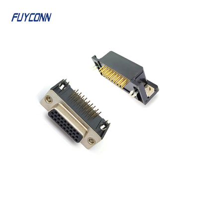 Δ-ΥΠΟ- συνδετήρας υψηλής πυκνότητας PCB, συνδετήρας 15pin 26pin 44pin 62Pin DSUB
