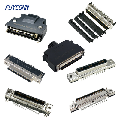 SCSI MDR Connector PCB Solder Cup IDC Crimp 1.27mm 50pin Connector Κίνα