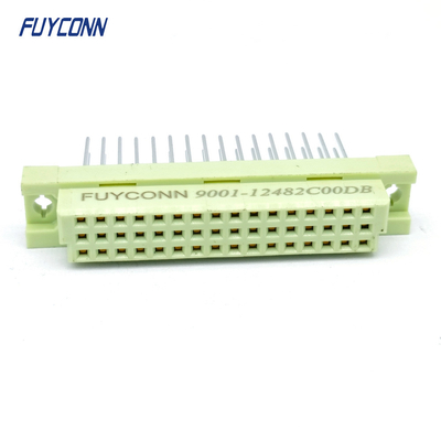 15mm 48pin DIN41612 συνδετήρας 3 σειρές ευθείας PCB θηλυκό 348 DIN 41612 συνδετήρας