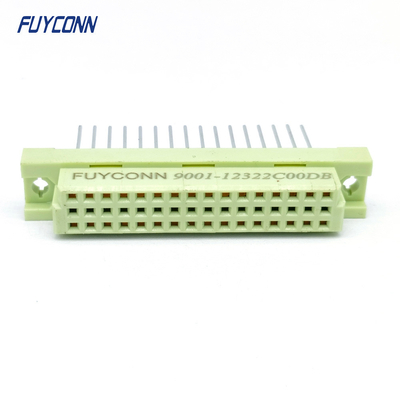 17mm 32Pin DIN41612 σύνδεσμος 3 σειρές ευθεία PCB θηλυκό 332 DIN 41612 σύνδεσμος