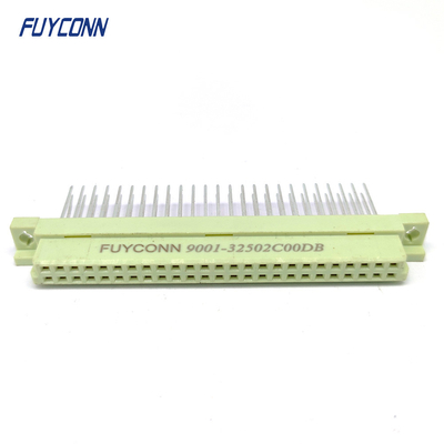 Δύο σειρές 50P 13mm Vertical Terminals 250 Eurocard Connector θηλυκό