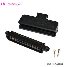 TYCO 180 αρσενικός IDC συνδετήρας βαθμού 64Pin RJ21 Centronic με την πλαστική κάλυψη