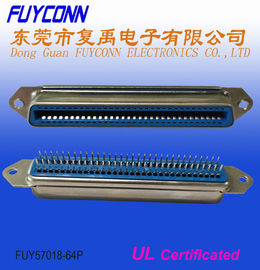 PCB ευθύ θηλυκό Centronics 64 πινάκων PCB τύπος ΕΜΒΎΘΙΣΗΣ συνδετήρων καρφιτσών