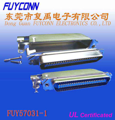 70500 Connector Centronic Solder Pin Connector 50 Pin Αρσενικό 90° Σύνδεσμος εξόδου καλωδίου W/ 70500 Matel Cover
