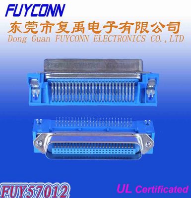 Centronic 14 συνδετήρας 24 36 αρσενικός PCB σωστής γωνίας 50Pin με την κλειδαριά πινάκων