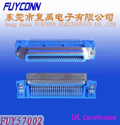 θηλυκός συνδετήρας Centronics σωστής γωνίας 14 24 36 PCB 50Pin για τον πίνακα PCB