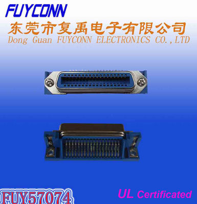 Centronic 14 θηλυκός συνδετήρας 24 36 50 καρφιτσών PCB Champ R/A με επικυρωμένο υποστήριγμα UL