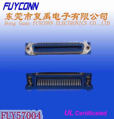 Σωστή γωνία 50 PCB Centronic θηλυκός συνδετήρας καρφιτσών με την κλειδαριά πινάκων