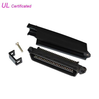 Centronic 90 βαθμός 50 αρσενικός IDC συνδετήρας καρφιτσών με το υλικό καρφιτσών χαλκού φωσφόρων