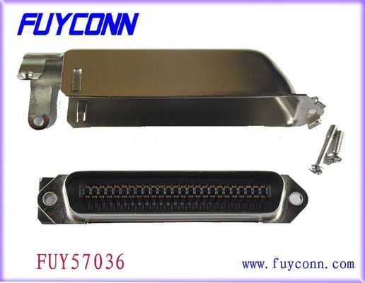 πίσσα Amphenol 50 2.16mm αρσενικός IDC Champ συνδετήρας καρφιτσών με τις κλειδαριές βιδών