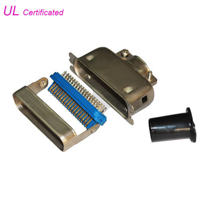 Centronic 14 24 36 σκληρός συνδετήρας τύπων εξόδου ύλης συγκολλήσεως 180°Cable βουλωμάτων 50Pin με την κουκούλα Matel