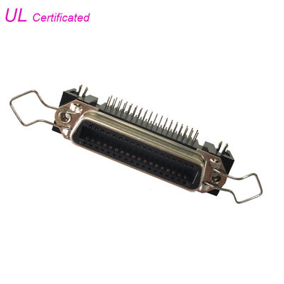 πίσσα 36 τύπος Connetor 2.16mm εμβύθισης PCB κορδελλών R/A καρφιτσών με το σύρτη ανοίξεων και την κλειδαριά πινάκων