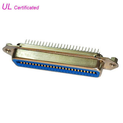 Κάθετος τοποθετήστε συνδετήρα 50pin 24pin 14pin 36 καρφιτσών Centronic Stragiht PCB γωνίας το θηλυκό